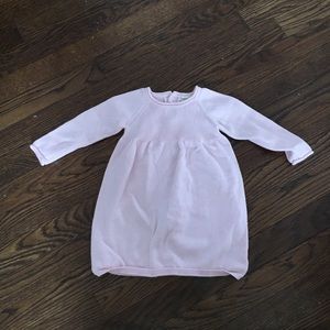 Pink Burt’s Bees Sweater Dress Long Sleeves